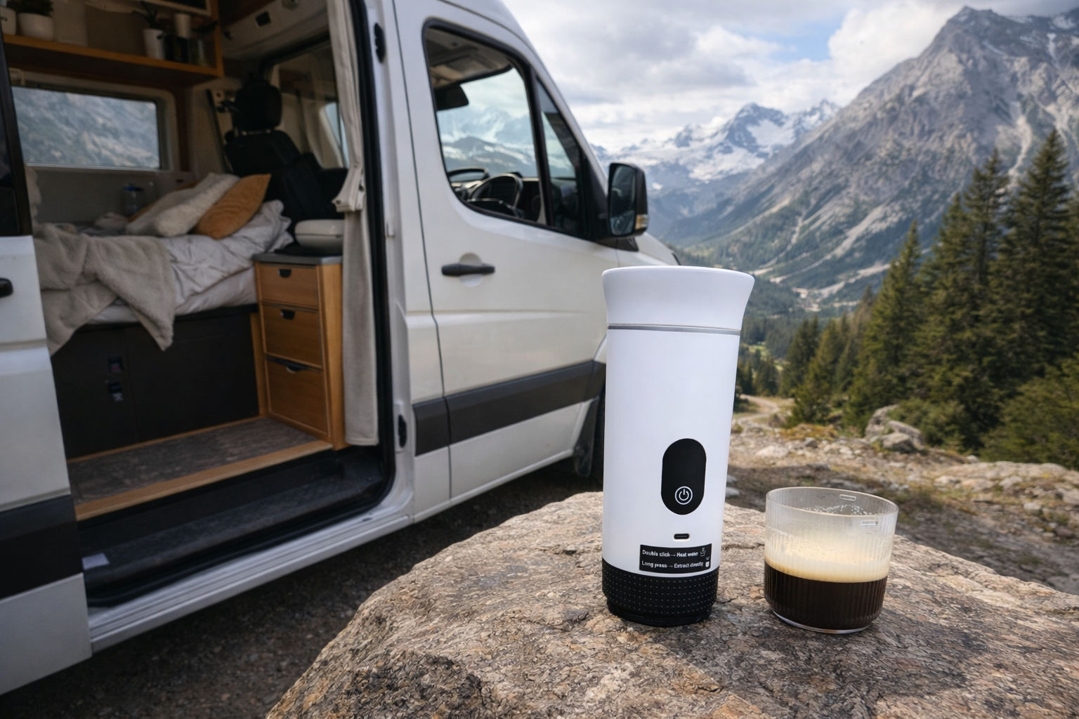 Illustration produit en vanlife